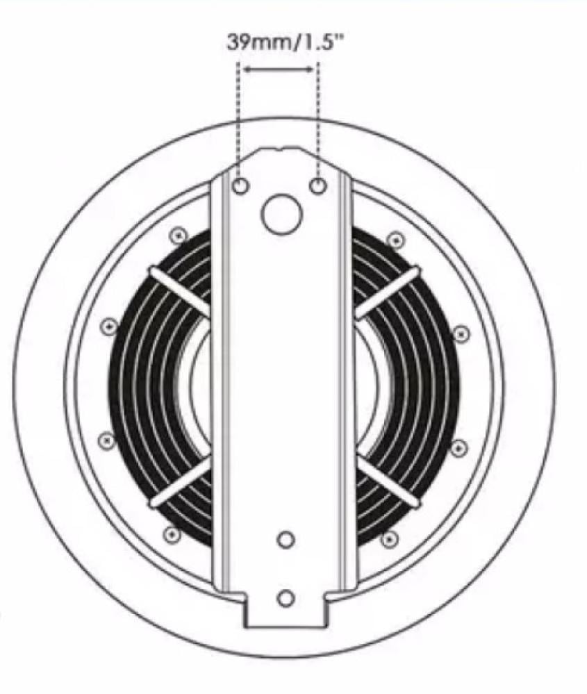 كشاف لطش ستيل بارز لون واحد