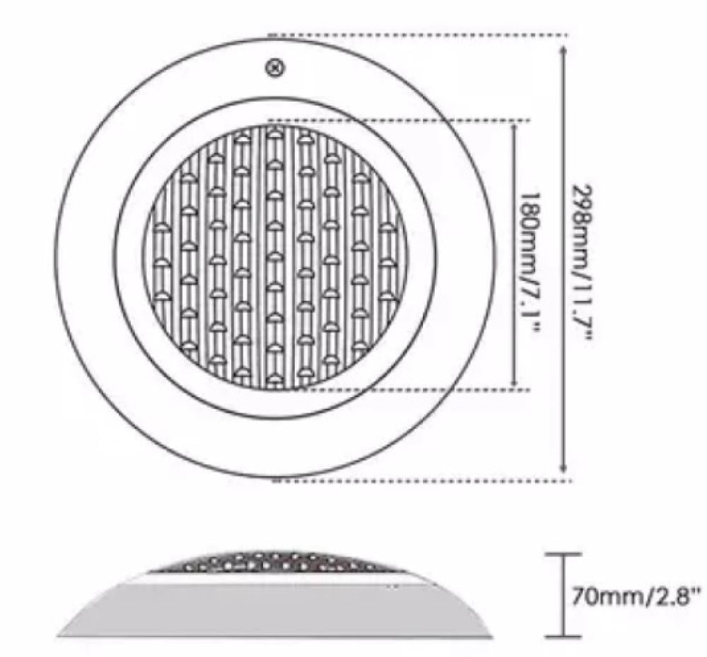 كشاف لطش ستيل بارز لون واحد