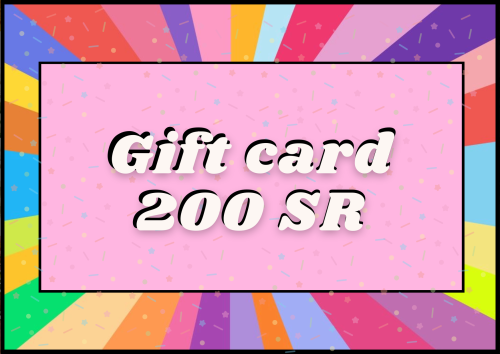 بطاقة هدية gift card