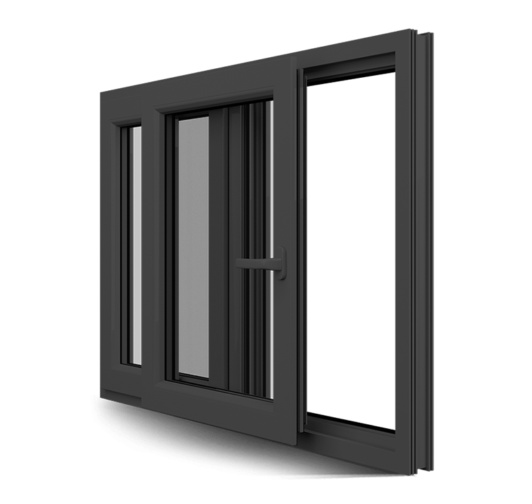 نوافذ UPVC (سحاب)