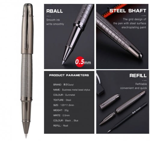 قلم بالحبر الجاف فخم وانيق Pens Roller Ball Pen 0.5mm