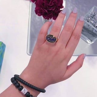 خاتم ملكي فضه ايطالي عيار 925