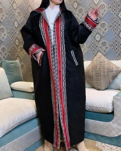 فروة نسائية سدو بالون الاسود