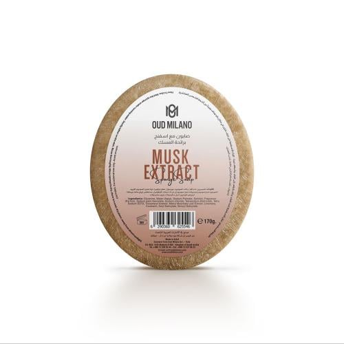 Sponge soap with musk
