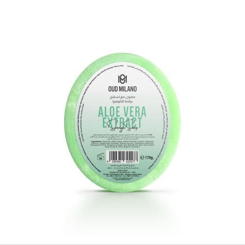 صابون إسفتنجي مع الألوفيرا