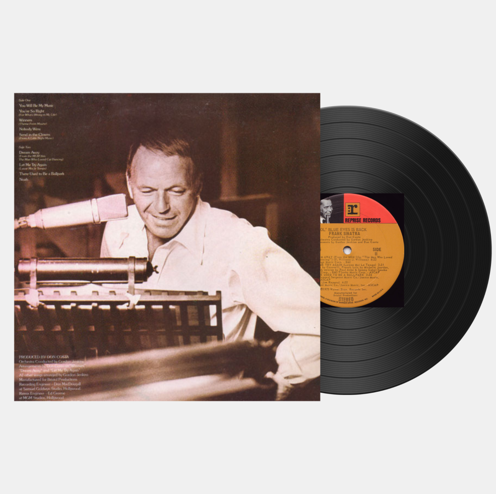 سطوانة جرامافون أجمل أغاني المطرب العالمي Frank Sinatra