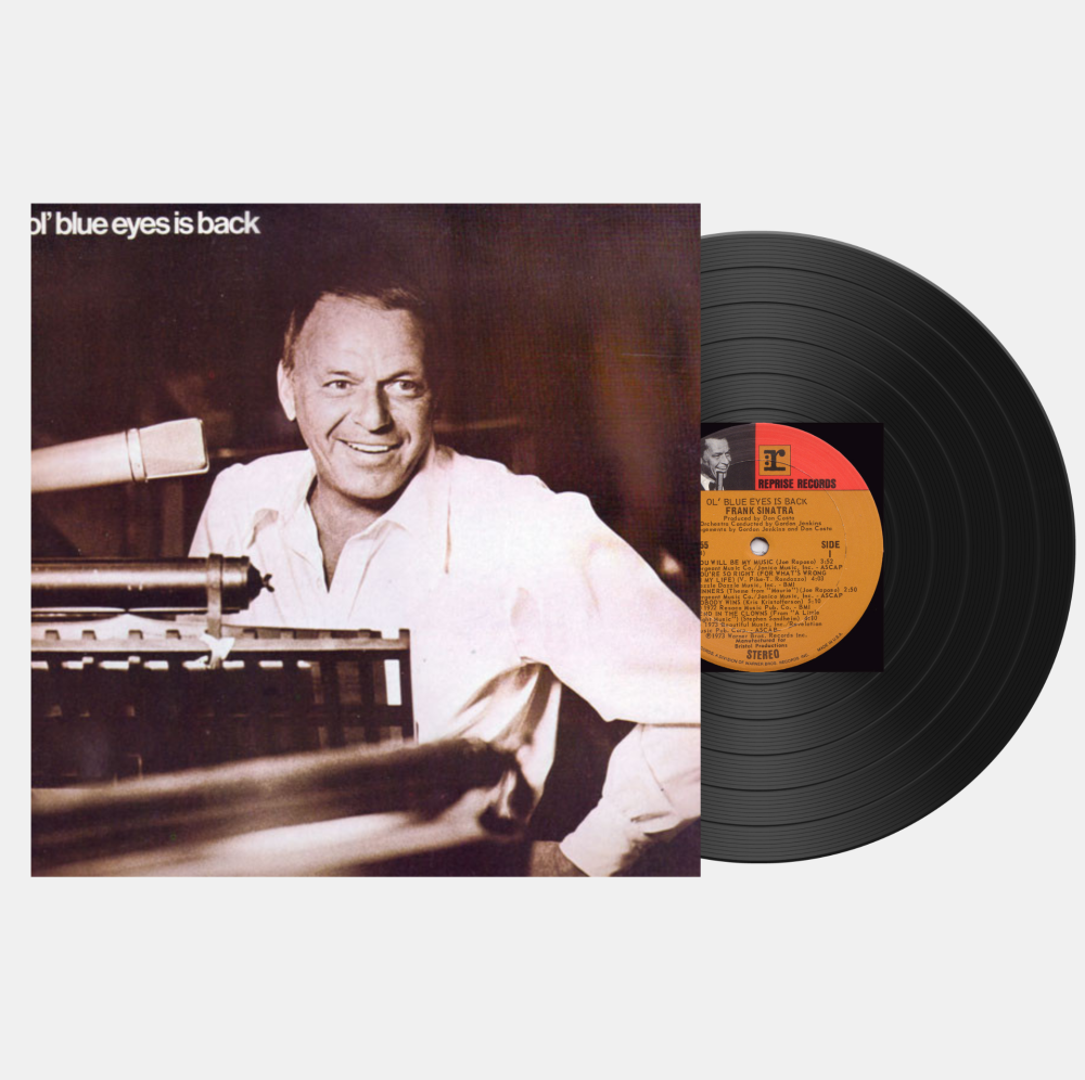 سطوانة جرامافون أجمل أغاني المطرب العالمي Frank Sinatra