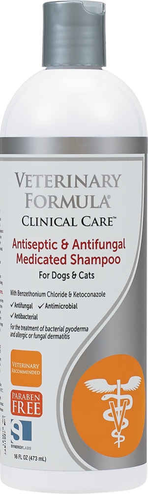 شامبو طبي مطهر ومضاد للفطريات للكلاب والقطط 473 مل