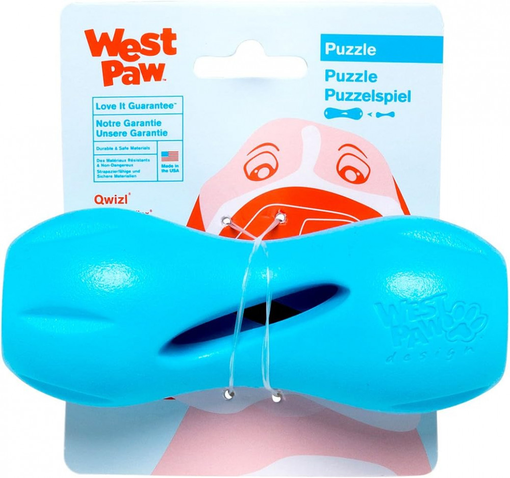 West Paw Design - Qwizl Durable Dog Chew Toy for Aggressive Chewers for Dogs