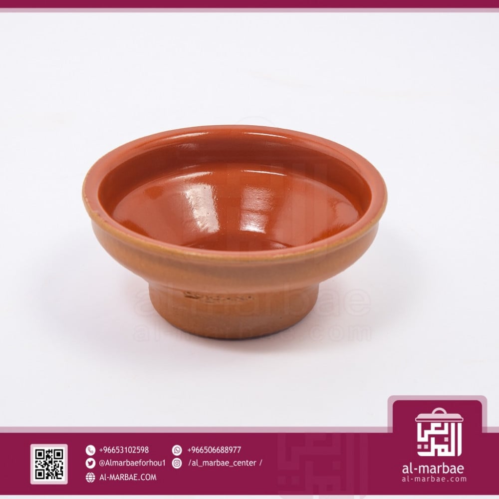 زبدية فخار اسباني 14 سم