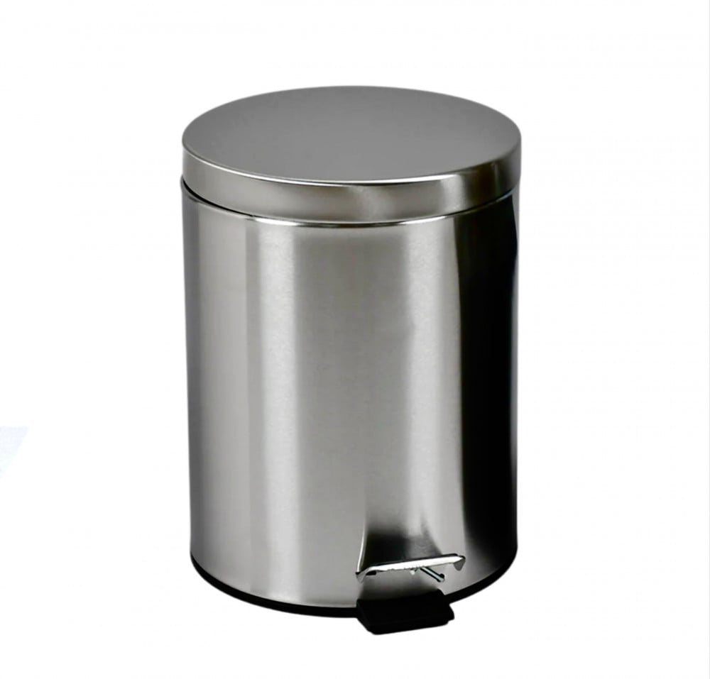 سطل زبالة مكتبي استيل مقاس 20 لتر