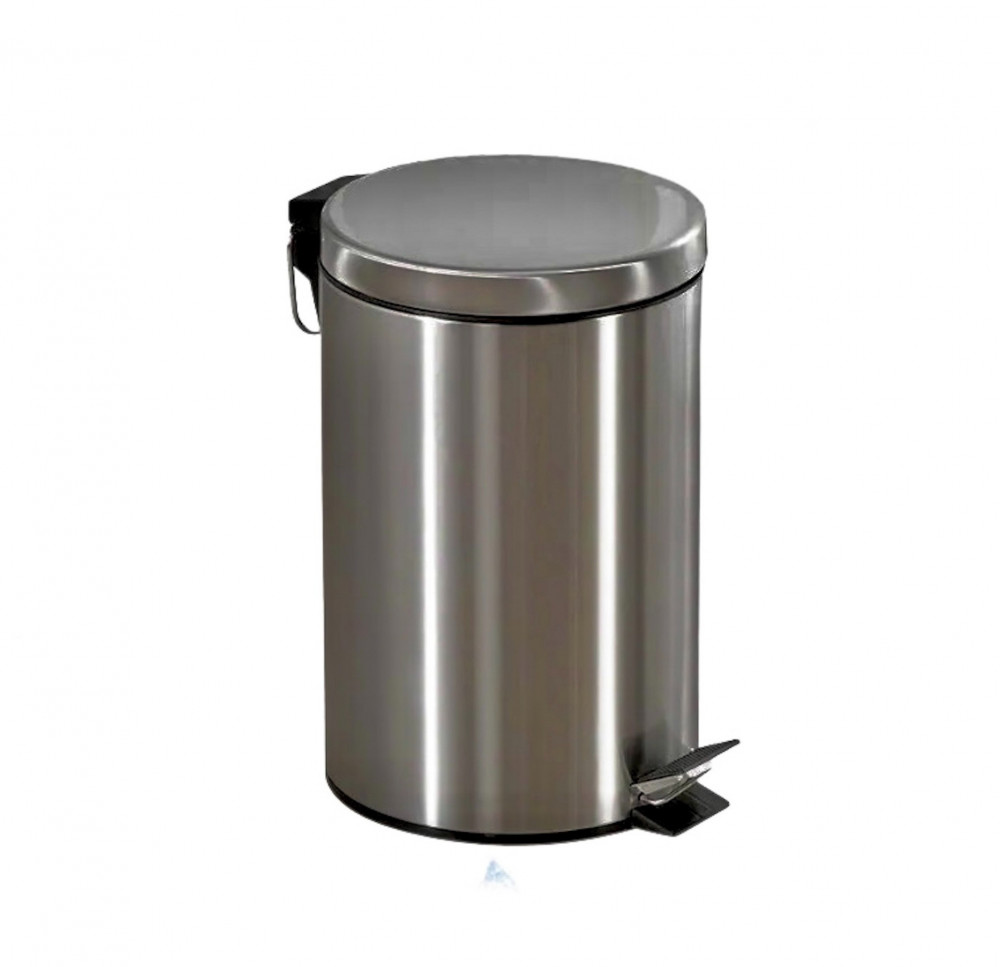 سطل زبالة مكتبي استيل مقاس 20 لتر