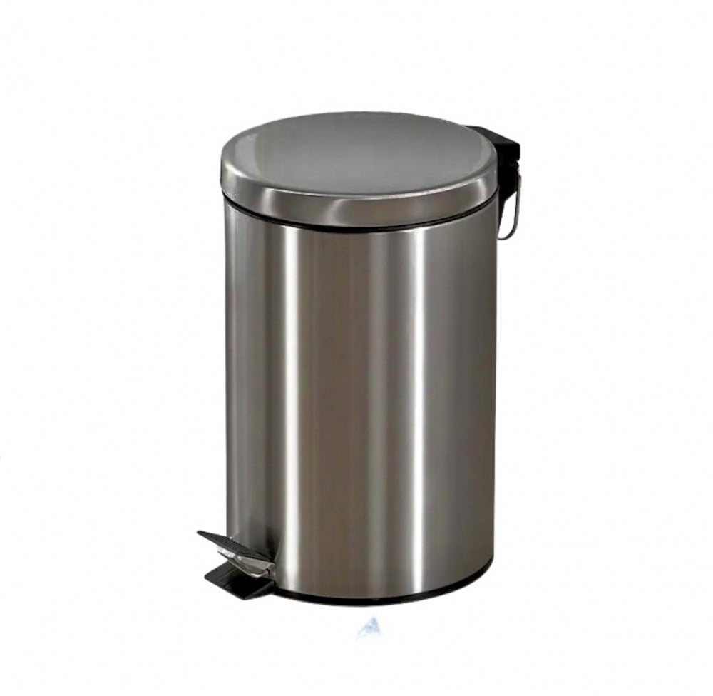 سطل زبالة مكتبي استيل مقاس 20 لتر