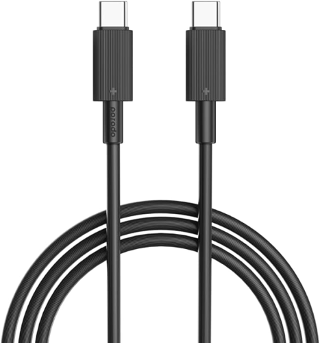 بورودو كيبل شحن سريع USB نوع سي الى USB نوع سي، 60...