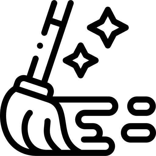 المكانس والمساحات