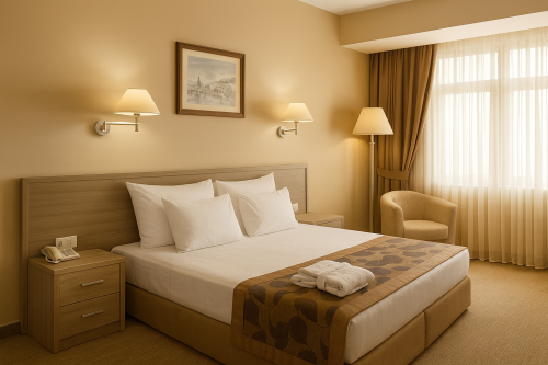 سرير غرفة نوم وودن *