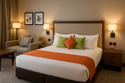 سرير غرفة نوم فندقية مودرن جورجيا **