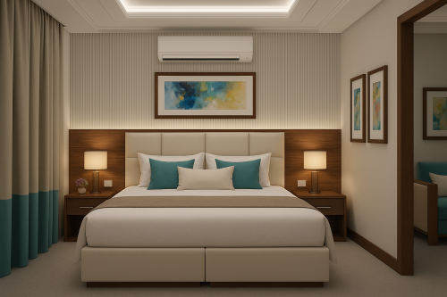 سرير غرفة نوم مودرن كالفورنيا *