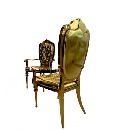 golden reception chair