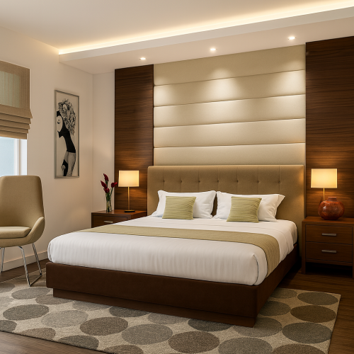 غرفة نوم فندقية مودرن ميلانو *