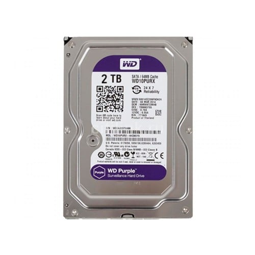 WD Purple 2TB Hard Disk Drive - WD 2TB هارديسك