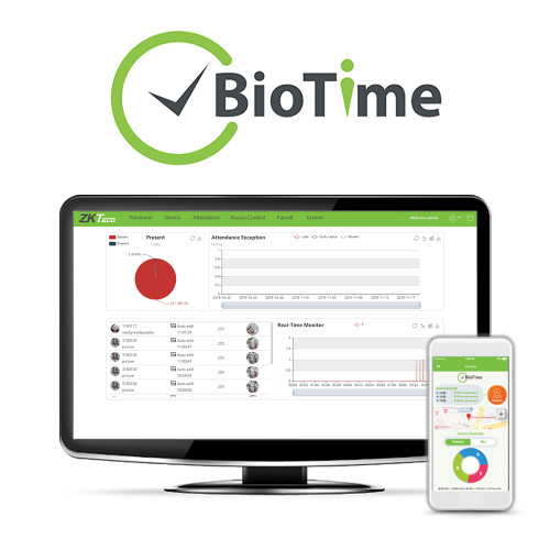 برنامج ادارة الحضور والانصراف BIOTIME 8.5.4