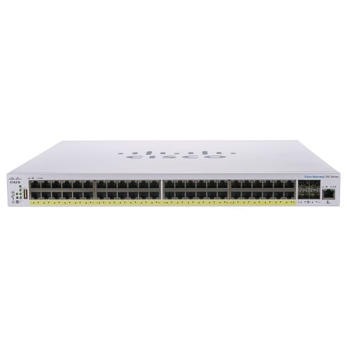 Cisco Business CBS350-48P Managed Switch | 48 Port GE | PoE | 4x1G SFP