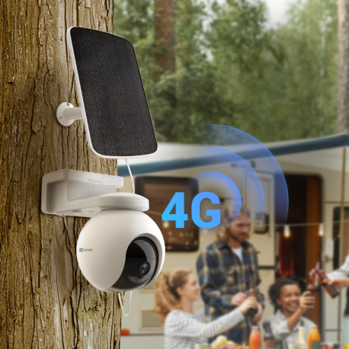 كاميرا ايزفير 3 ميجا  طاقة شمسية تدعم شريحة 4G مع ذاكرة 128 جيجا