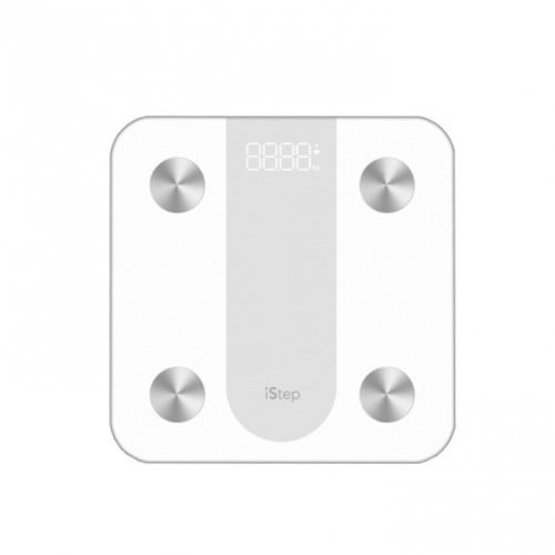 ميزان رقمي الكتروني ذكي مطور من iStep - ابيض