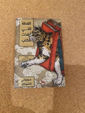 القطة التي أنقذت الكتب