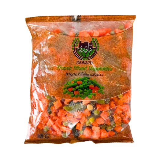 كرتون خضار مشكل داورد 400 جم مجمد