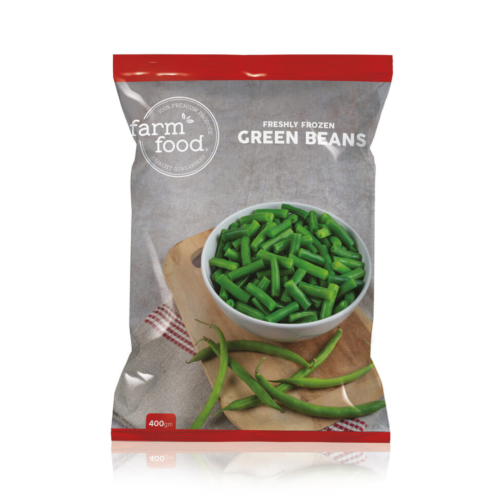 كرتون فاصوليا خضراء فارم فود مجمد 20 حبة