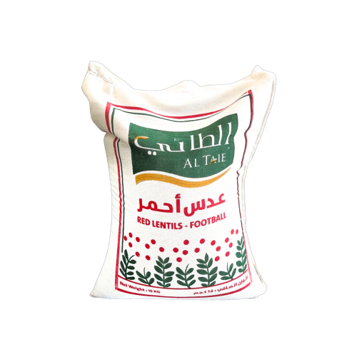 عدس حب احمر الطائي 15 كجم