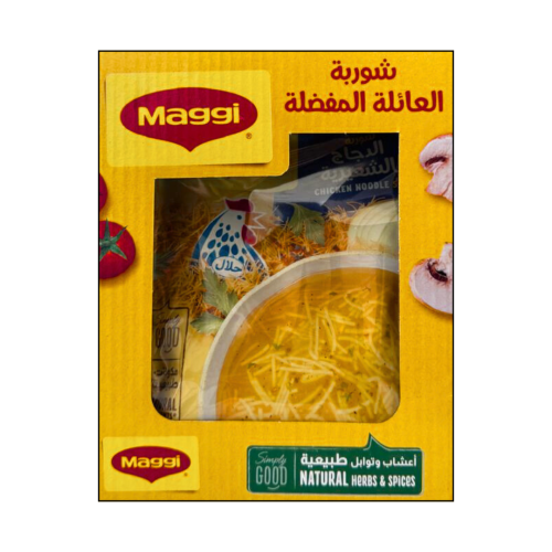 علبة شوربة الدجاج بالشعيرية ماجي 60 جم
