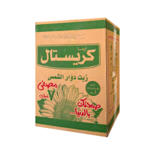 زيت دوار الشمس كريستال تنك 17 لتر