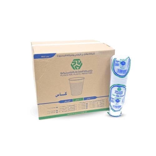 كاسات ماء بلاستيك بلاسكو 50 جم