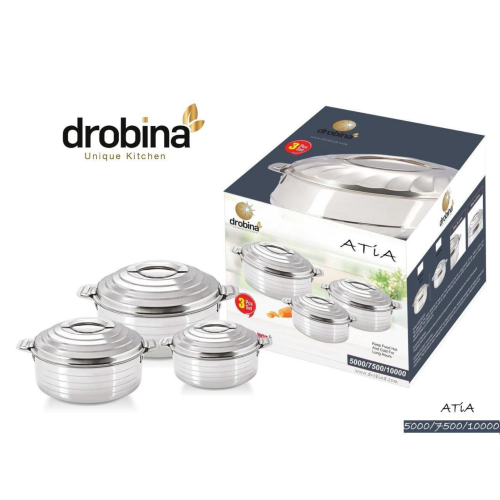 طقم حافظات drobina ستيل ATIA 10000