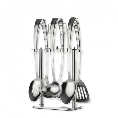 طقم ملاعق غرف 7 قطع فضي drobina