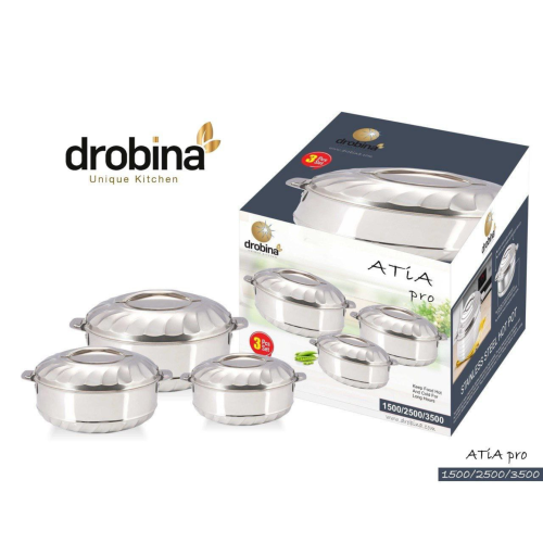 طقم حافظات drobina ستيل ATIA pro 3500