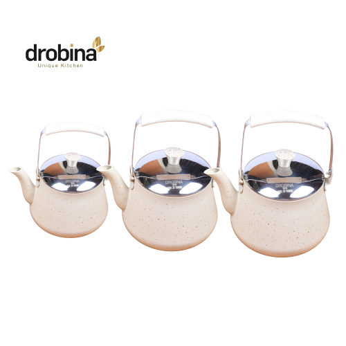 طقم براريد شاي جرانيت كريم