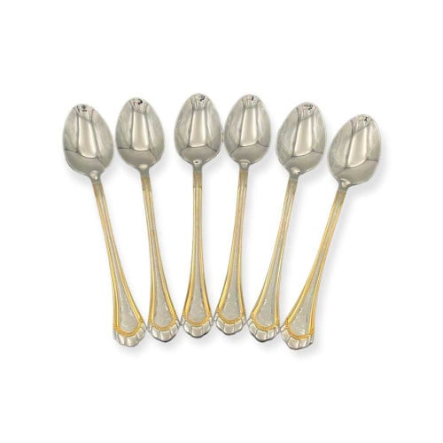 ملاعق اكل drobina ذهبي ليزر