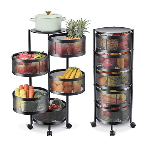 سلة حديد متحركة 5 خانات