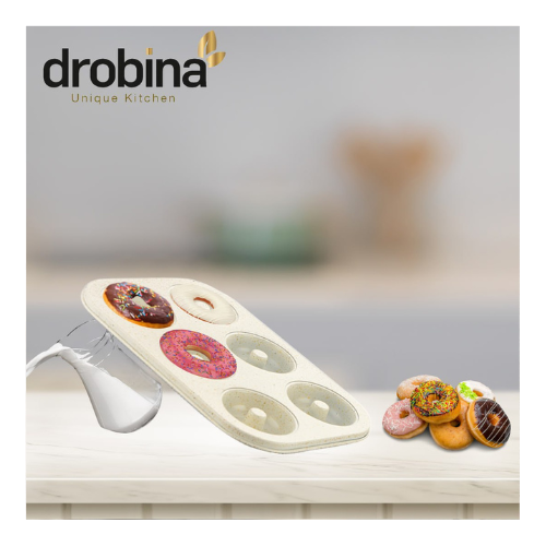 قالب دونات 6 خانه دروبينا Cream