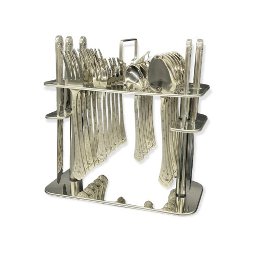 طقم ملاعق 30 قطعة فضي drobina