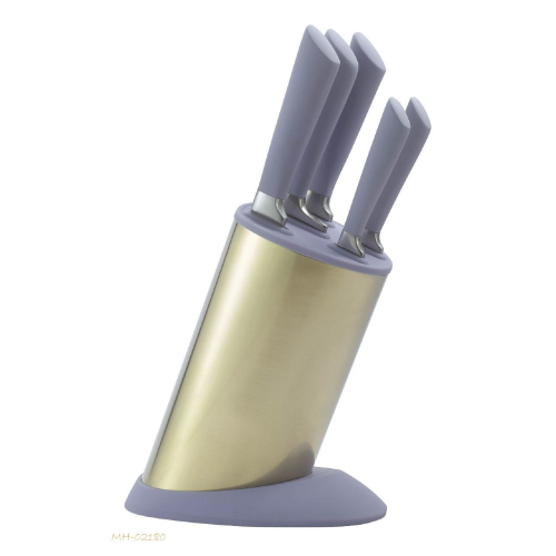 طقم سكاكين 6 قطع PURPLE ذهبي drobina