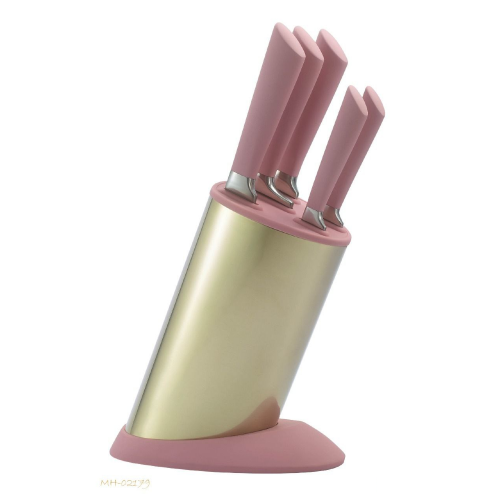 طقم سكاكين 6 قطع PINK ذهبي drobina