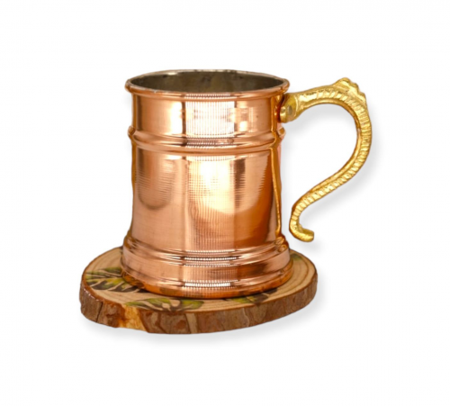 كاسه لبن نحاس بقاعدة