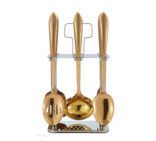 طقم ملاعق غرف 7 قطع برونز كامل drobina