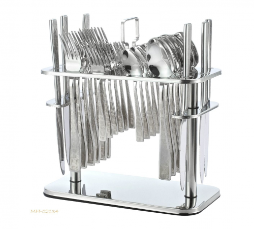 طقم ملاعق 30 قطعة فضي drobina