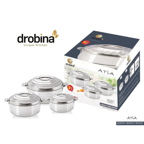 طقم حافظات drobina ستيل ATIA 5000
